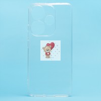 Чехол-накладка для Xiaomi Poco F6 (прозрачный) Activ ASC-101 Puffy 0.9мм