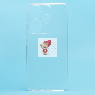 Чехол-накладка для Xiaomi Poco F6 (прозрачный) Activ ASC-101 Puffy 0.9мм