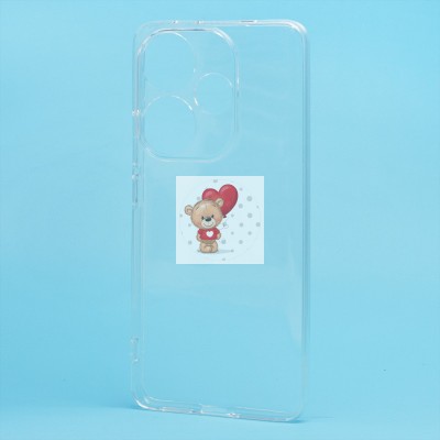 Чехол-накладка для Xiaomi Poco F6 (прозрачный) Activ ASC-101 Puffy 0.9мм