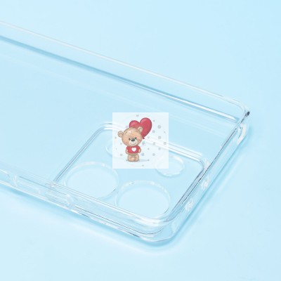 Чехол-накладка для Xiaomi Poco X6 5G (прозрачный) Activ ASC-101 Puffy 0.9мм