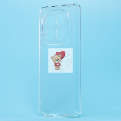 Чехол-накладка для Xiaomi Poco X7 (прозрачный) Activ ASC-101 Puffy 0.9мм