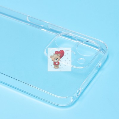 Чехол-накладка для Xiaomi Redmi 12 (прозрачный) Activ ASC-101 Puffy 0.9мм