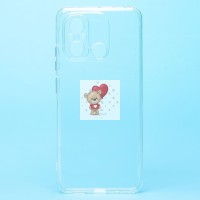 Чехол-накладка для Xiaomi Redmi 12C (прозрачный) Activ ASC-101 Puffy 0.9мм