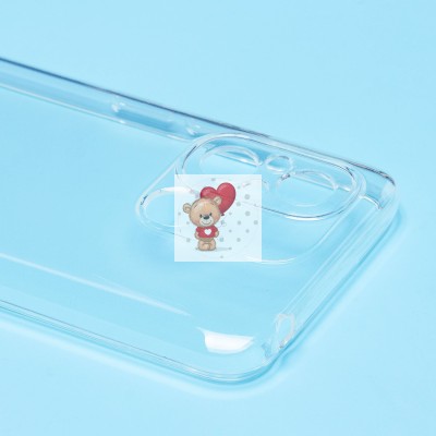 Чехол-накладка для Xiaomi Redmi 12C (прозрачный) Activ ASC-101 Puffy 0.9мм