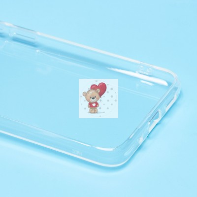 Чехол-накладка для Xiaomi Redmi 12C (прозрачный) Activ ASC-101 Puffy 0.9мм