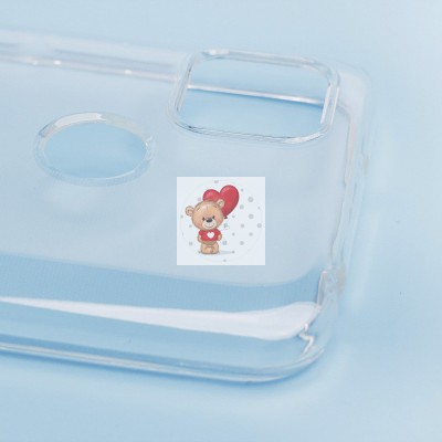 Чехол-накладка для Xiaomi Redmi 9C (прозрачный) Activ ASC-101 Puffy 0.9мм