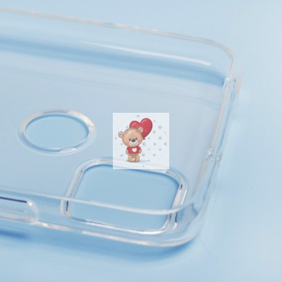 Чехол-накладка для Xiaomi Redmi 9C (прозрачный) Activ ASC-101 Puffy 0.9мм