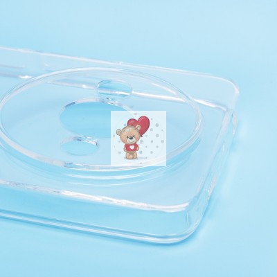 Чехол-накладка для Xiaomi Redmi A3 (прозрачный) Activ ASC-101 Puffy 0.9мм