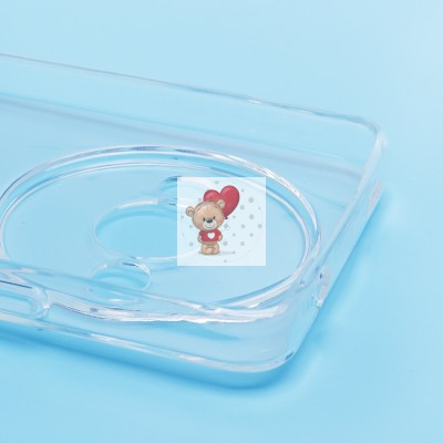 Чехол-накладка для Xiaomi Redmi A3 (прозрачный) Activ ASC-101 Puffy 0.9мм