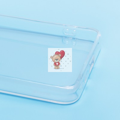 Чехол-накладка для Xiaomi Redmi A3 (прозрачный) Activ ASC-101 Puffy 0.9мм