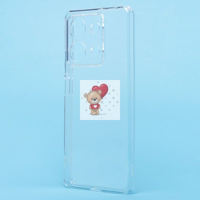 Чехол-накладка для Xiaomi Redmi Note 13 5G Global (прозрачный) Activ ASC-101 Puffy 0.9мм