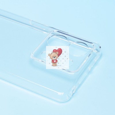 Чехол-накладка для Xiaomi Redmi Note 13 5G Global (прозрачный) Activ ASC-101 Puffy 0.9мм