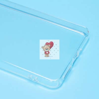 Чехол-накладка для Xiaomi Redmi Note 13 5G Global (прозрачный) Activ ASC-101 Puffy 0.9мм