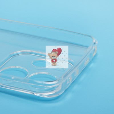 Чехол-накладка для Xiaomi Redmi Note 14 4G (прозрачный) Activ ASC-101 Puffy 0.9мм