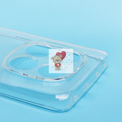 Чехол-накладка для Xiaomi Redmi Note 14 Pro (прозрачный) Activ ASC-101 Puffy 0.9мм