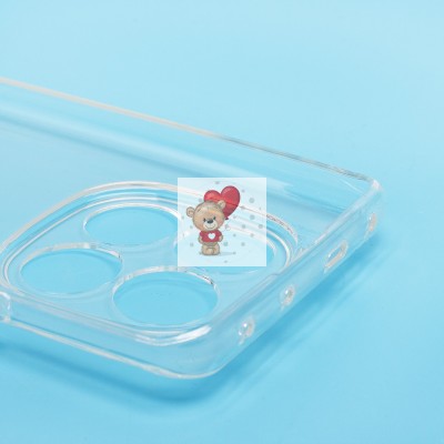 Чехол-накладка для Xiaomi Redmi Note 14 Pro (прозрачный) Activ ASC-101 Puffy 0.9мм