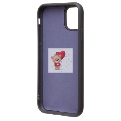 Чехол-накладка для Apple iPhone 11 (темно-серый) Activ Full Original Design