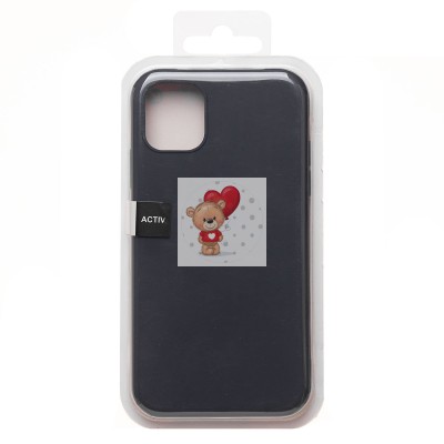 Чехол-накладка для Apple iPhone 11 (темно-серый) Activ Full Original Design