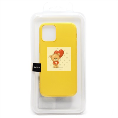 Чехол-накладка для Apple iPhone 12 mini (желтый) Activ Full Original Design Чехол-накладка для Apple iPhone 12 mini (желтый) Activ Full Original Design