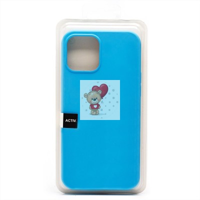 Чехол-накладка для Apple iPhone 12 Pro Max (голубой) Activ Full Original Design Чехол-накладка для Apple iPhone 12 Pro Max (голубой) Activ Full Original Design