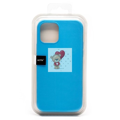 Чехол-накладка для Apple iPhone 12 Pro (голубой) Activ Full Original Design
