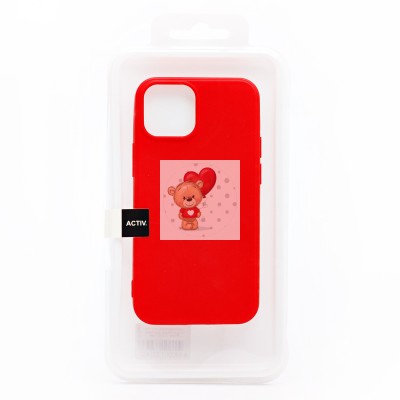 Чехол-накладка для Apple iPhone 13 mini (красный) Activ Full Original Design