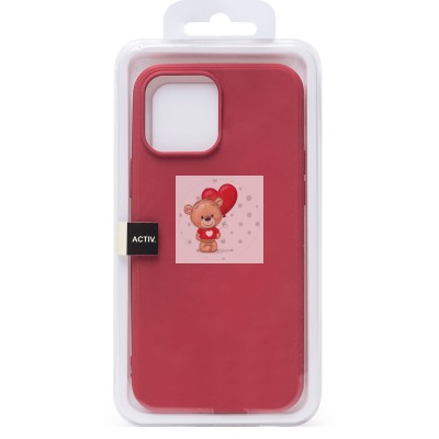 Чехол-накладка для Apple iPhone 13 Pro Max (бордовый) Activ Full Original Design