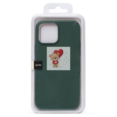 Чехол-накладка для Apple iPhone 13 Pro Max (темно-зеленый) Activ Full Original Design Чехол-накладка для Apple iPhone 13 Pro Max (темно-зеленый) Activ Full Original Design