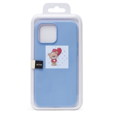 Чехол-накладка для Apple iPhone 13 Pro Max (голубой) Activ Full Original Design