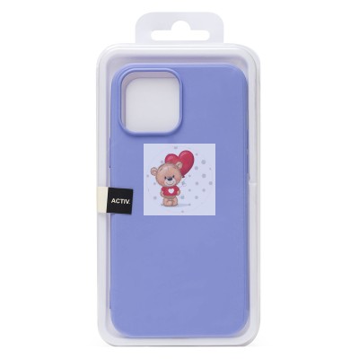 Чехол-накладка для Apple iPhone 13 Pro Max (светло-фиолетовый) Activ Full Original Design Чехол-накладка для Apple iPhone 13 Pro Max (светло-фиолетовый) Activ Full Original Design
