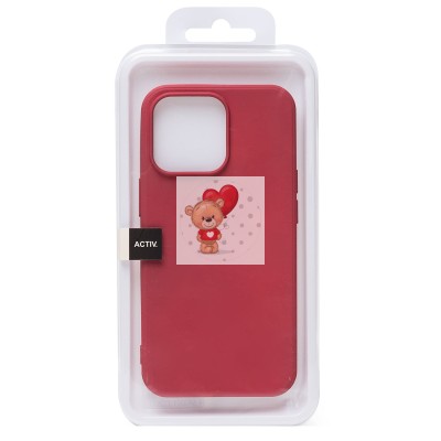 Чехол-накладка для Apple iPhone 13 Pro (бордовый) Activ Full Original Design