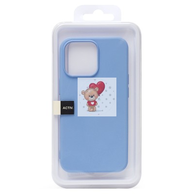 Чехол-накладка для Apple iPhone 13 Pro (голубой) Activ Full Original Design