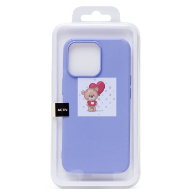 Чехол-накладка для Apple iPhone 13 Pro (светло-фиолетовый) Activ Full Original Design Чехол-накладка для Apple iPhone 13 Pro (светло-фиолетовый) Activ Full Original Design