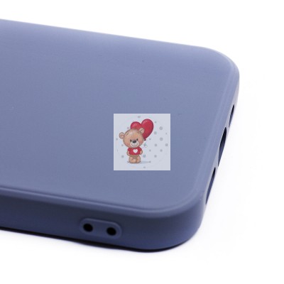 Чехол-накладка для Apple iPhone 13 (серый) Activ Full Original Design