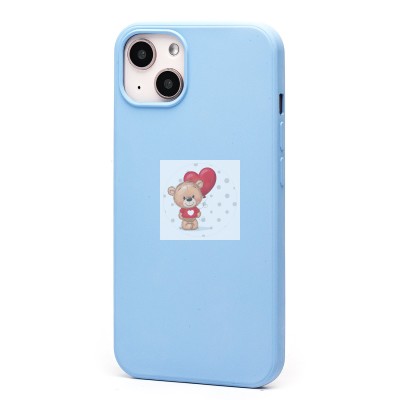 Чехол-накладка для Apple iPhone 13 (голубой) Activ Full Original Design Чехол-накладка для Apple iPhone 13 (голубой) Activ Full Original Design