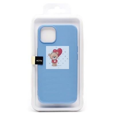 Чехол-накладка для Apple iPhone 13 (голубой) Activ Full Original Design Чехол-накладка для Apple iPhone 13 (голубой) Activ Full Original Design