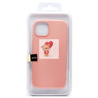 Чехол-накладка для Apple iPhone 13 (светло-розовый) Activ Full Original Design