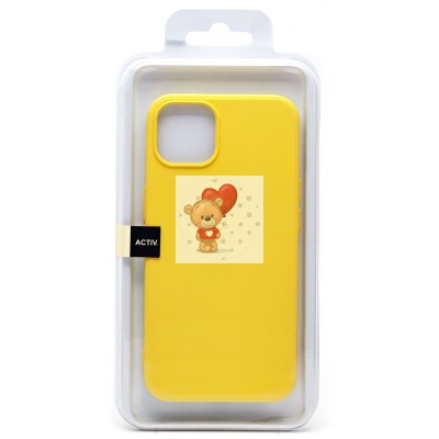 Чехол-накладка для Apple iPhone 13 (желтый) Activ Full Original Design Чехол-накладка для Apple iPhone 13 (желтый) Activ Full Original Design