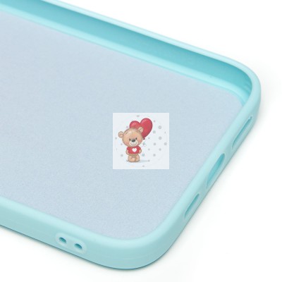 Чехол-накладка для Apple iPhone 14 Plus (голубой) Activ Full Original Design