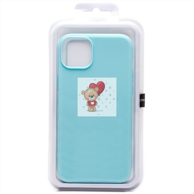 Чехол-накладка для Apple iPhone 14 Plus (голубой) Activ Full Original Design