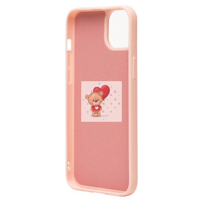 Чехол-накладка для Apple iPhone 14 Plus (светло-розовый) Activ Full Original Design