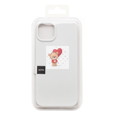 Чехол-накладка для Apple iPhone 14 Plus (белый) Activ Full Original Design Чехол-накладка для Apple iPhone 14 Plus (белый) Activ Full Original Design