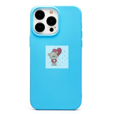 Чехол-накладка для Apple iPhone 14 Pro Max (голубой) Activ Full Original Design Чехол-накладка для Apple iPhone 14 Pro Max (голубой) Activ Full Original Design