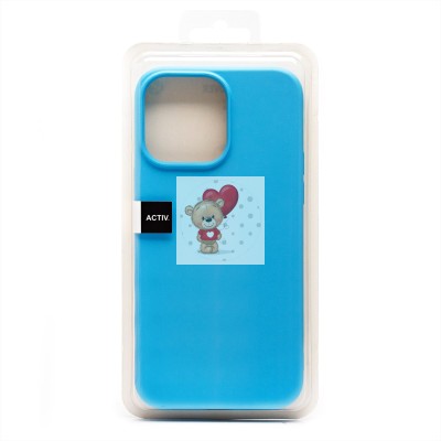 Чехол-накладка для Apple iPhone 14 Pro Max (голубой) Activ Full Original Design Чехол-накладка для Apple iPhone 14 Pro Max (голубой) Activ Full Original Design