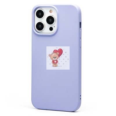 Чехол-накладка для Apple iPhone 14 Pro Max (светло-фиолетовый) Activ Full Original Design