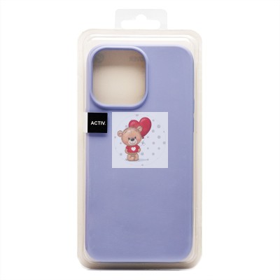 Чехол-накладка для Apple iPhone 14 Pro Max (светло-фиолетовый) Activ Full Original Design