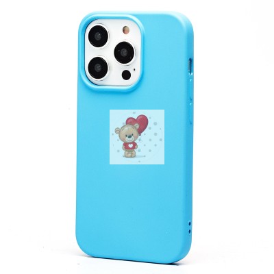 Чехол-накладка для Apple iPhone 14 Pro (голубой) Activ Full Original Design