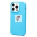 Чехол-накладка для Apple iPhone 14 Pro (голубой) Activ Full Original Design