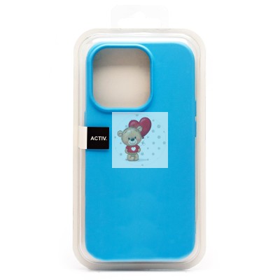 Чехол-накладка для Apple iPhone 14 Pro (голубой) Activ Full Original Design