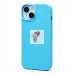 Чехол-накладка для Apple iPhone 14 (голубой) Activ Full Original Design